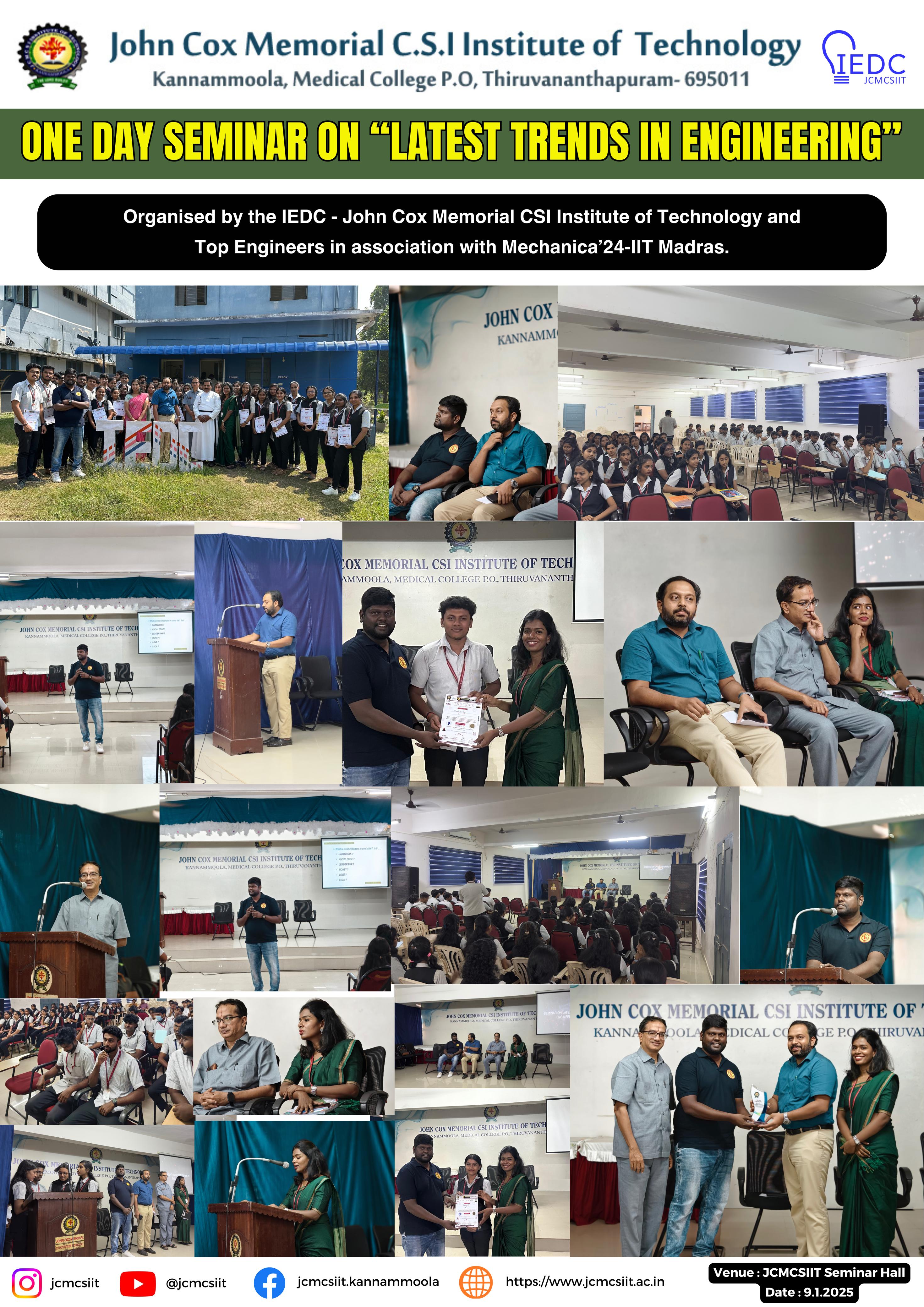 Latest trends in Engineering 1